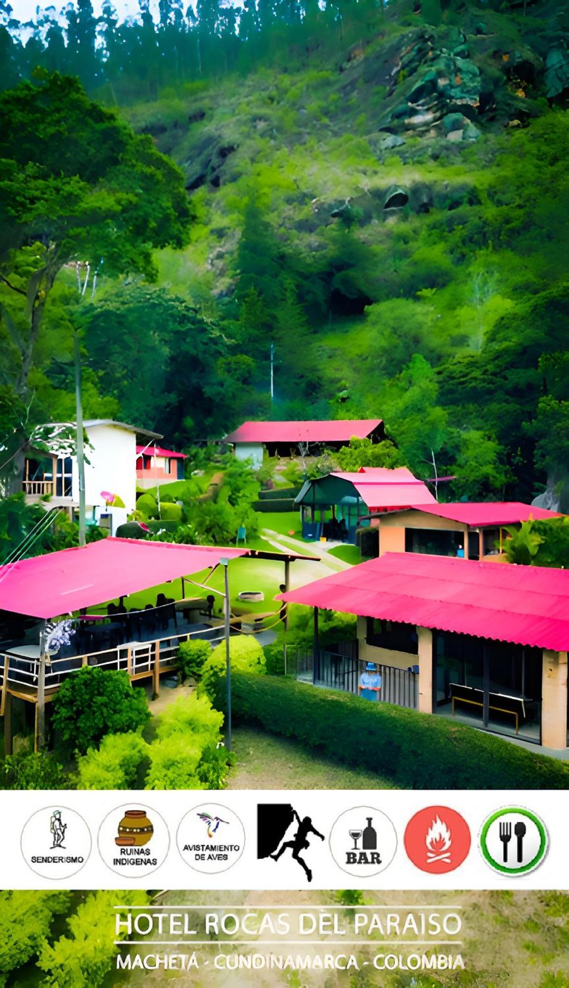 Hotel Campestre Rocas Del Paraiso Мачета Экстерьер фото